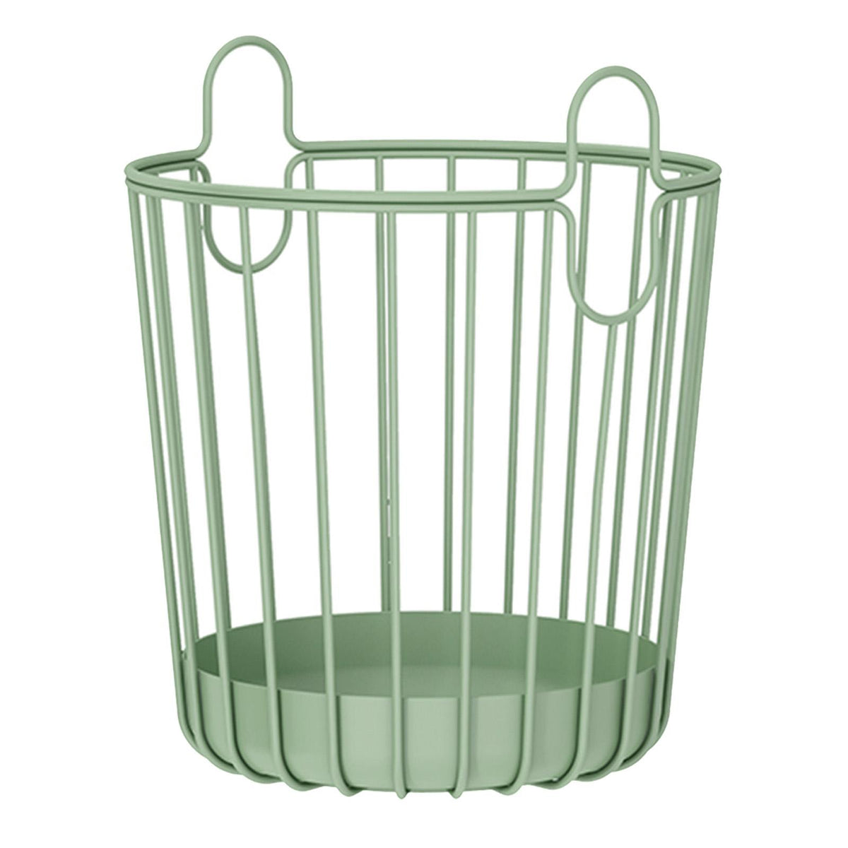 Maxbell Rustic Laundry Basket Storage Bins Toy Organizer for Balcony Farmhouse Green