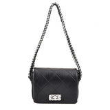 Maxbell Women Shoulder Bag Women Clutch Purse Women Handbag Chunky Chain Quilted Black