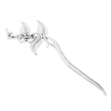Max Fashion Women Celtic Knot Hair Pin Fork Leaf silver