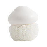 Maxbell Durable Dish Cleaning Ball Kitchen Cleaning Brush for Cleaning Bowl Dish Nylon White