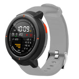 Max Maxb Silicone Smart Watch Band Replacement Strap for AMAZFIT Watch 3 Gray