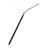 Max Stainless Steel Gradient Color Drinking Straw Sucker 6mm Black Bent