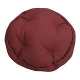 Max Faux Leather Bar Stool Covers Round Chair Seat Protector Burgundy 40x10cm - Aladdin Shoppers