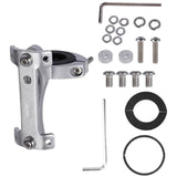 Maxbell Bike Double Water Bottle Extension Rack Adjustable Durable for Camping Silver