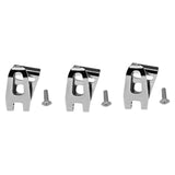 Maxbell 3x Belt Buckle Clips Durable for Unisex Leather Craft Clothing Accessory