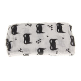 Maxbell Cotton Muslin Receiving Blanket Swaddle Bedding Cover for Baby Black Pattern
