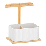 Maxbell Entrance Storage Box Decorative Home Decor Desktop Household Nordic Style White