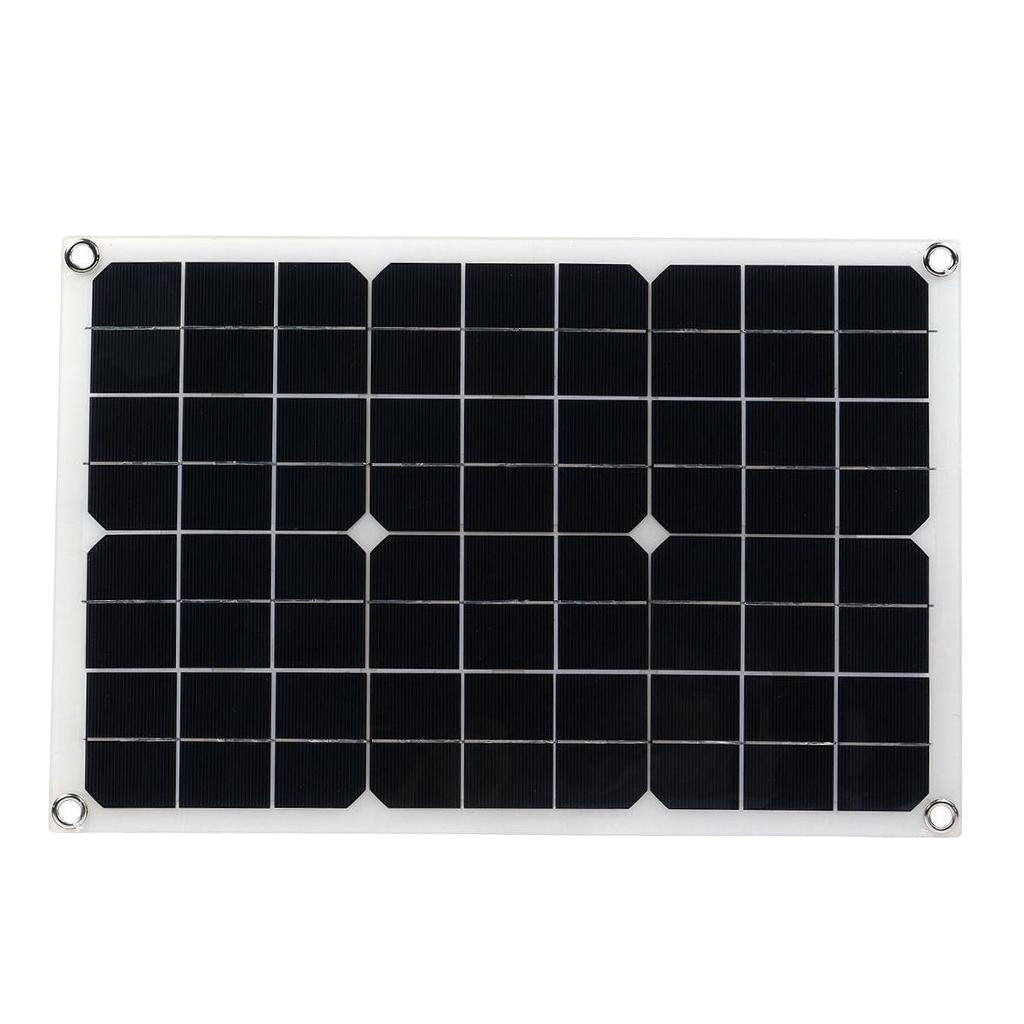 Maxbell 20W Flexible Solar Panel Battery Charging Kit with Car Charger for Car Boat