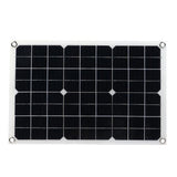 Maxbell 20W Flexible Solar Panel Battery Charging Kit with Car Charger for Car Boat