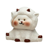 Maxbell Tea Pet Ornament Art Sheep Statue for Tea Decoration Tea Accessories Bedroom Style B