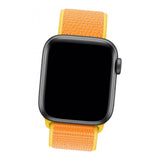 Maxbell For Apple Watch Strap Nylon Watch Strap Sports Loop  Yellow