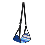 Maxbell Hanging Foot Hammocks Multipurpose Comfortable for Traveling Train Dormitory Blue
