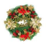 Maxbell Artificial Christmas Wreath Xmas Wreath for Door Hanging Decoration