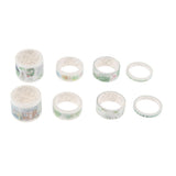 Maxbell Set of 8 Rolls Paper Tape selfadhesive paper stickers  fresh green