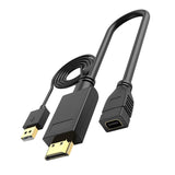 Maxbell HDMI to Minidp for Game Consoles Offers 4K Resolution HDMI to Minidp Adapter