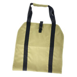 Maxbell Log Carrier Tote Carrying Rack Woodpile Firewood Carrier for Indoor BBQ light khaki
