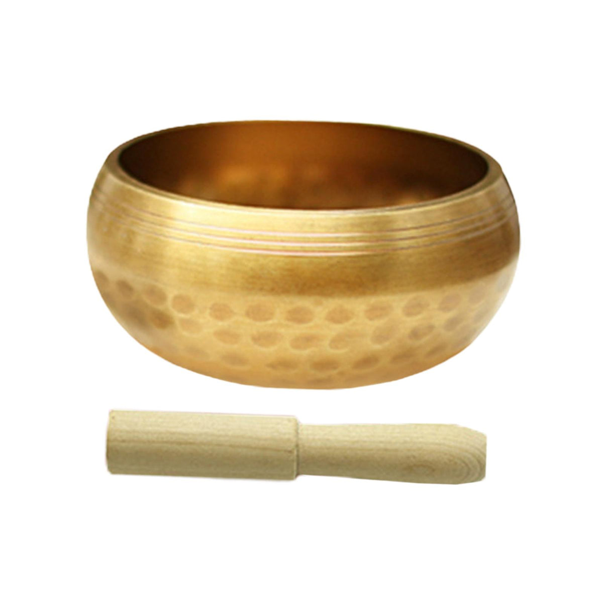 Maxbell Singing Bowl Set Craft Beautiful Sound Copper for Tabletop Yoga Meditation without Ring Cushion