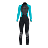 Maxbell Men Women's Full Wetsuits 3mm Surf One Piece Free Dive  Women Green L