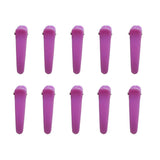 Maxbell 50Pcs Snap Hair Clips Cute Kids Girls Hairpin Duck-Bill Clips Gift Purple