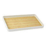 Maxbell Portable Serving Tray Fruit Platter Food Dish for Desktop Dining Table Party L