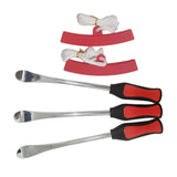 Max 1 Set Motorcycle Bike Tire Spoon Repair Lever Set Install Tool Red