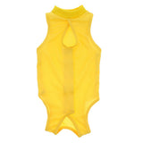 Maxbell Cat Recovery Suit for Abdominal Wounds E-Collar Alternative Yellow S