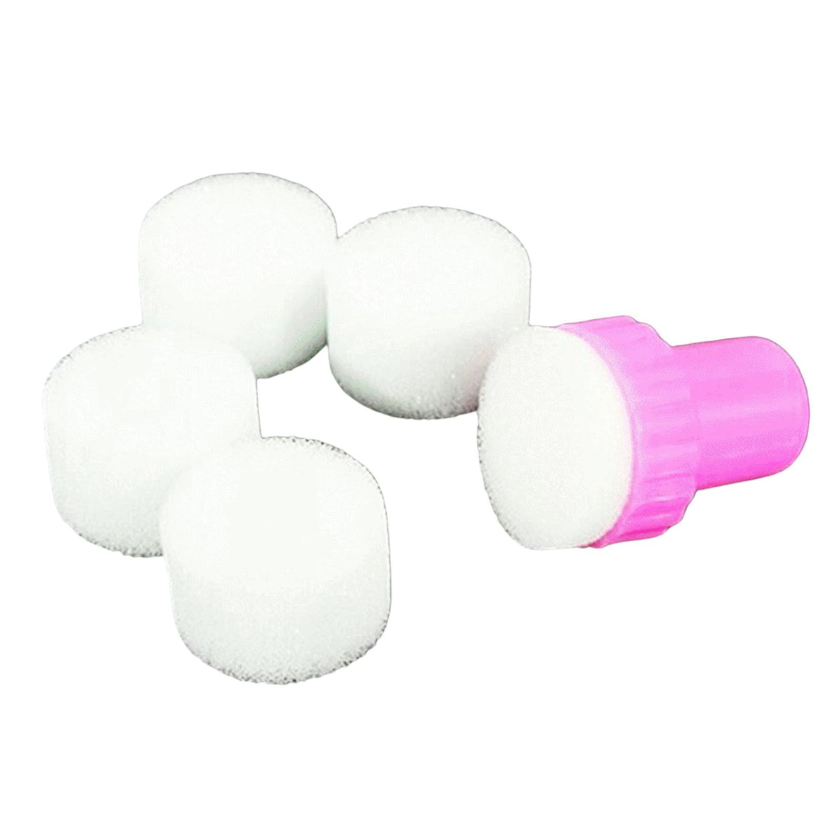 Maxbell 5 Pieces Nail Art Soft Sponges Mini Stamping Manicure Sponges for Salon