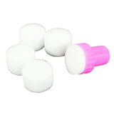 Maxbell 5 Pieces Nail Art Soft Sponges Mini Stamping Manicure Sponges for Salon