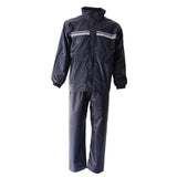 Maxbell Waterproof Rain Coat Suit Jacket Pants Motorcycles Motorbikes XL Gray