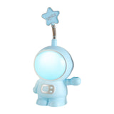 Maxbell Dimmable Astronaut Night Light Girls Creative for Bedside Kids Nursery Blue
