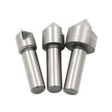 Maxbell 3Pcs HSS Countersink Drill Tool Bit Set For Steel Hard Metals 10mm 12mm 16mm