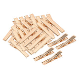 Maxbell 500 Pieces Alligator Hair Clips Flat Top Hairpins for DIY Accessories 31mm