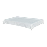 Maxbell Pool Snooker Billiard Table Cover 8ft Table Protective Cover Table Protector White