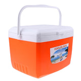 Maxbell Camping Outdoor Drinks Food Cooler Box Car Ice Bucket with Handle 13L orange