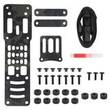 Maxbell Modular Holster Adapter Platform Belt Quick Locking System Leg Strap Kit black