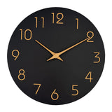 Maxbell Decorative Wall Clock No Ticking Simple for Kitchen Island Dorm Hallway