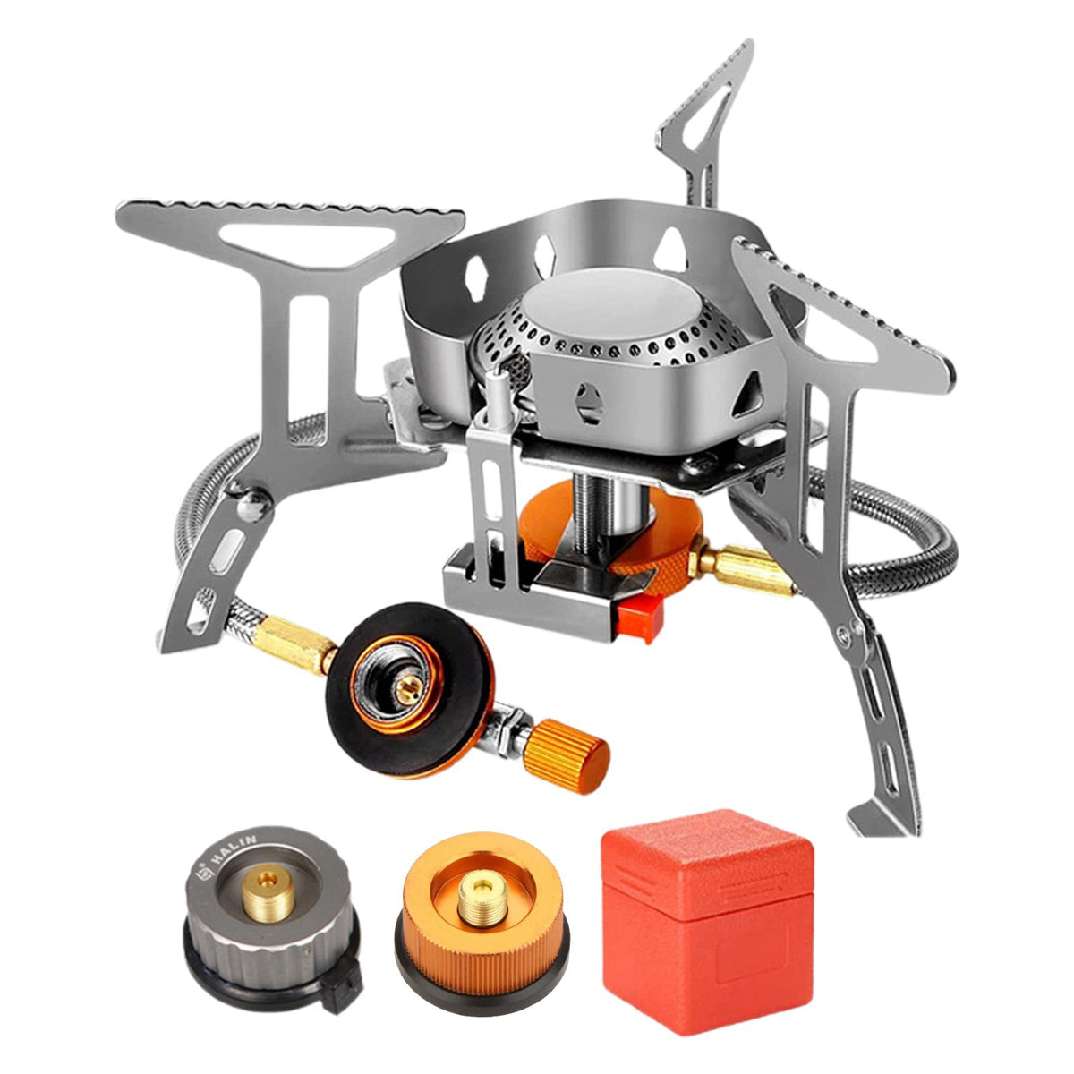 Maxbell Multifunction Camping Gas Stove Lightweight for Backpacking Hiking Cooking