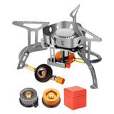 Maxbell Multifunction Camping Gas Stove Lightweight for Backpacking Hiking Cooking