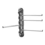 Maxbell Swivel Towel Rack No Punching Swings Out Towel Rack for Wall Bathroom Kitchen B