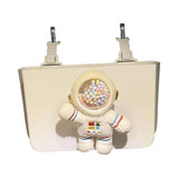 Maxbell Multifunctional Hanging Car Trash Can Storage Bag Waterproof for Snacks Astronaut