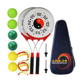 Maxbell Tai Racket Ball Set Wing Chun Wushu for Elderly Exercise Equipment Set K