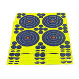 Maxbell 10x Shooting Target Stick Patch Round Targets Reactive for Shooting Practice