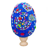 Maxbell Easter DIY Sequin Snow Polymer Clay Easter Eggs for Kids Holiday Gift Blue