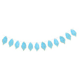 Maxbell Leaves Banner Garlands Birthday Party Decoration Photo Prop Blue