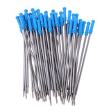 Max Pack of 50 0.5mm Nib Metal Rollerball Pen Gel Pen Sign Pen Refills blue