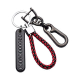 Maxbell Car Keychain Woven Rope Easy to Install with Rotatable Snap Swivel Style C