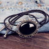 Maxbell Classic Rhinestone Bolo Tie Shirt PoirotTie Korean Suit Gentleman Bow Ties for Party