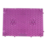Max Adult Reflexology Acupuncture Foot Massage Pad Toe Pressure Plate Mat Purple