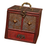 Maxbell Treasure Chest Vintage Storage Box Antique Jewelry Organizer grapes