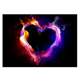 Maxbell DIY 5D Diamond Embroidery Painting Cross Stitch Art Kit Home Decor Heart
